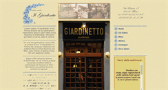 Desktop Screenshot of osteriailgiardinetto.it