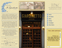 Tablet Screenshot of osteriailgiardinetto.it